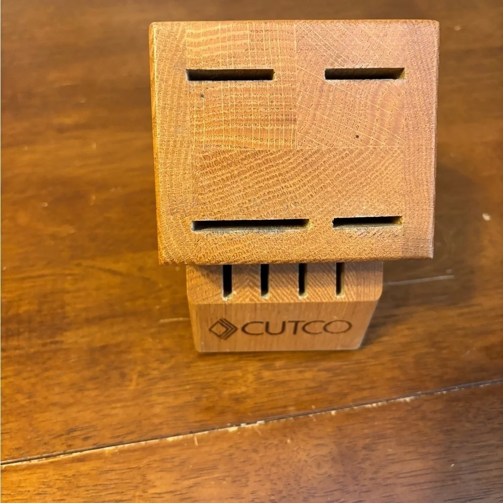 Cutco Wooden Knife Block